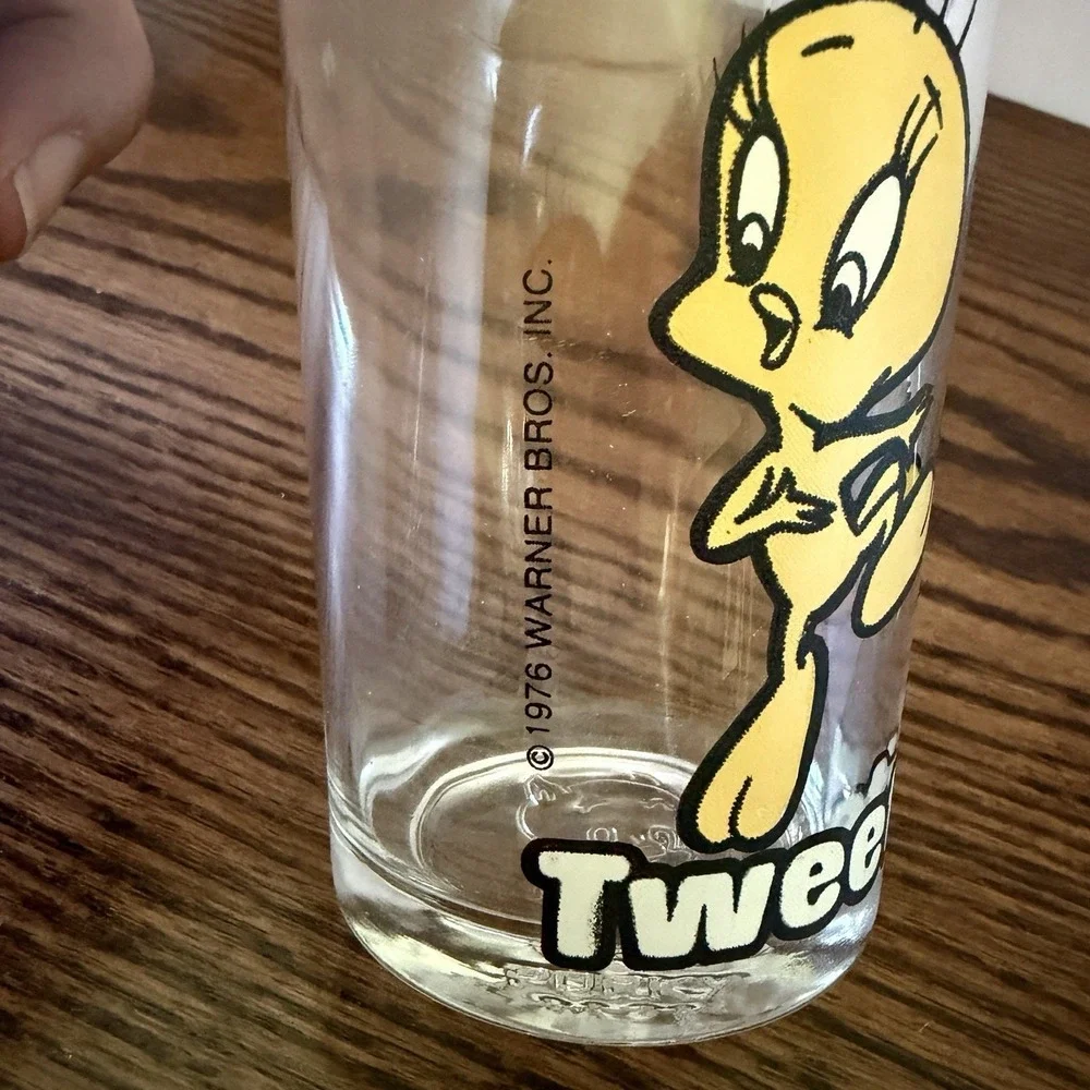 Set of 3 Pepsi Collector Series Looney Tunes 1976 Warner Bros Cartoon Glasses
